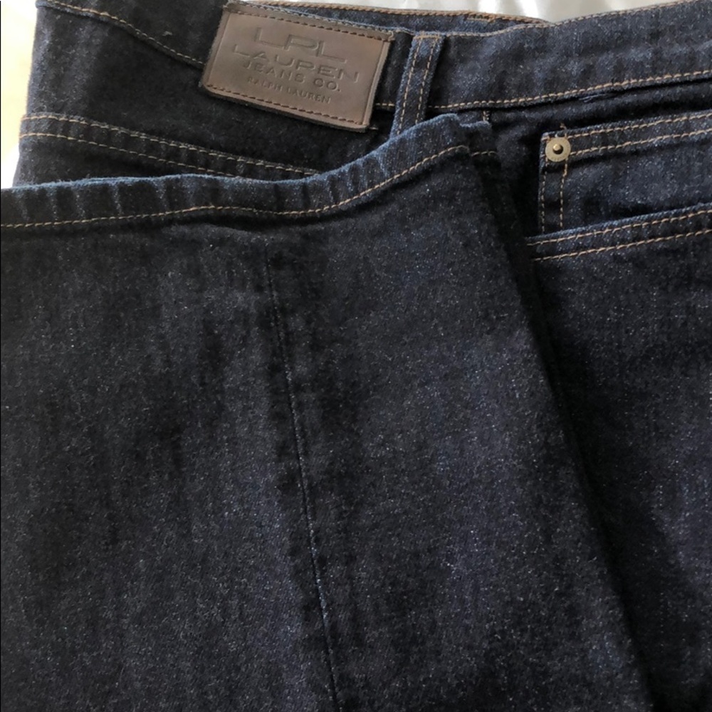 LRL RALPH LAUREN Jeans 👖 Dark Blue NWOT sz 14 - Picture 4 of 7